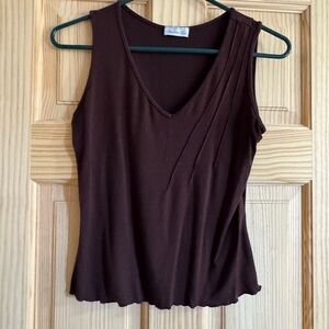 Charlotte Russe Chocolate Brown Tank Top